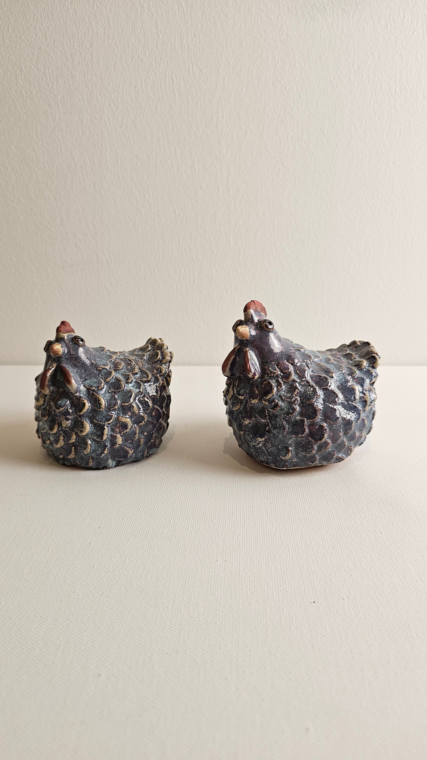 Ceramic Chicken Figurine