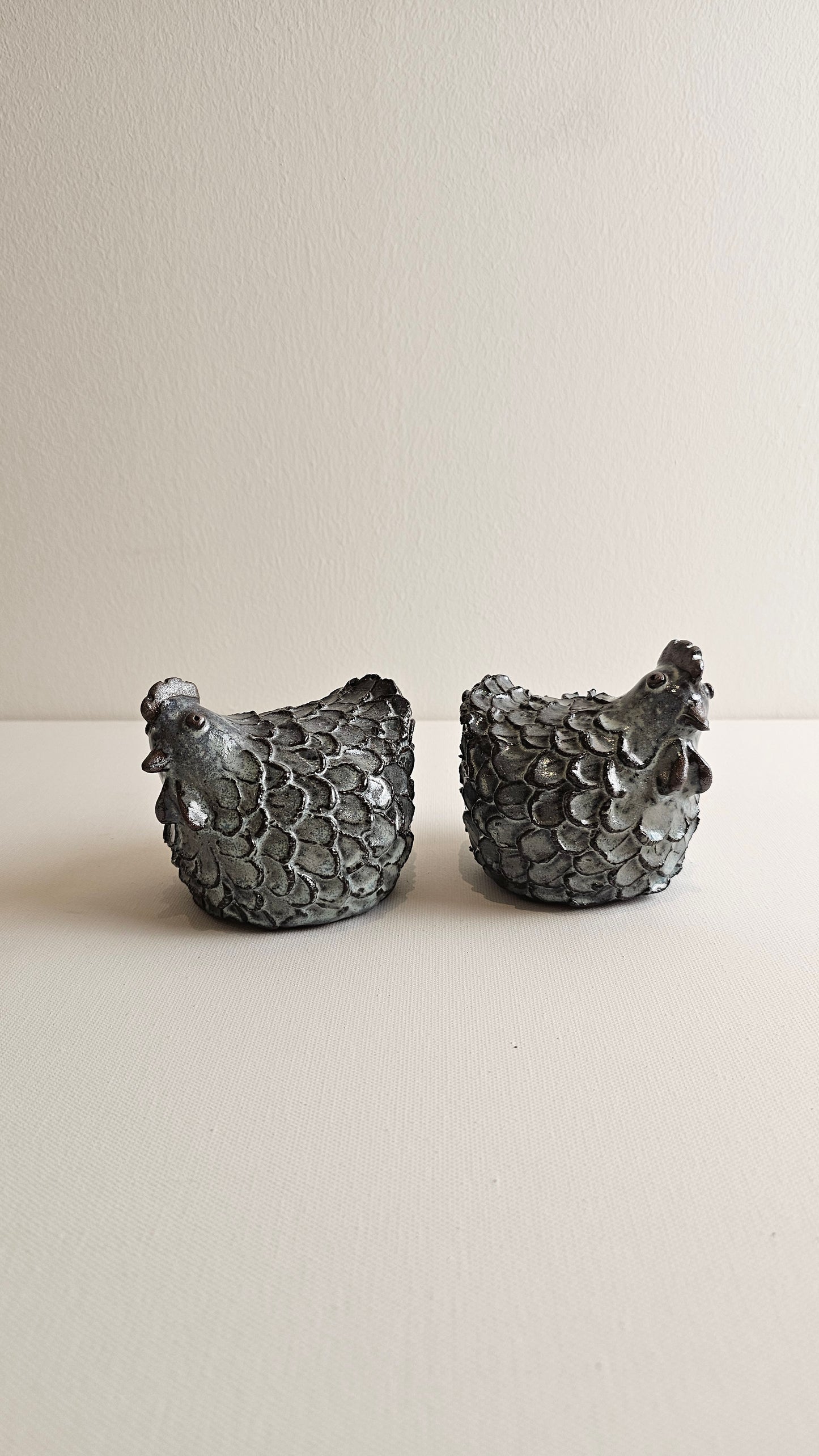 Ceramic Chicken Figurine