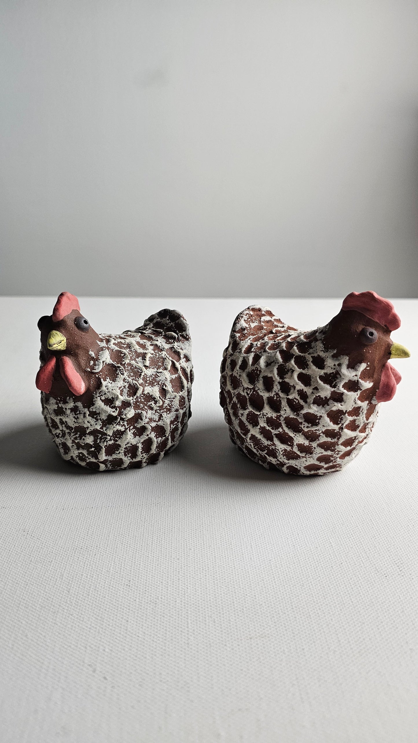 Ceramic Chicken Figurine