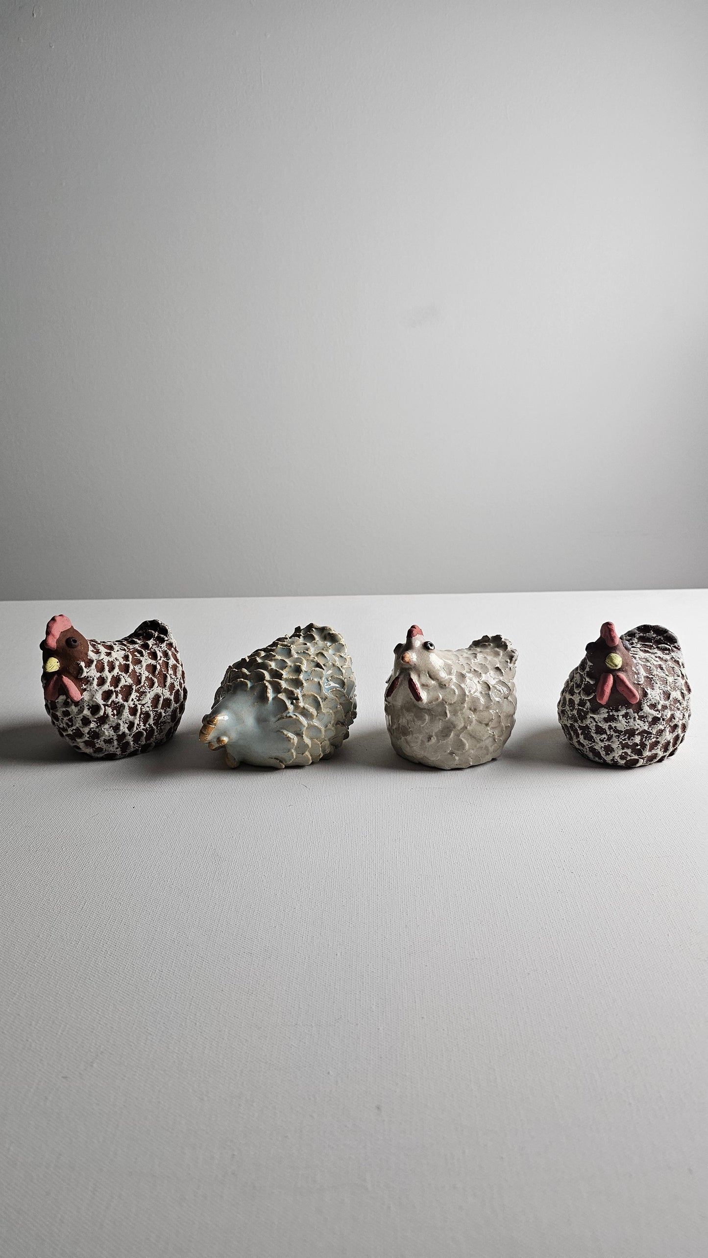 Ceramic Chicken Figurine