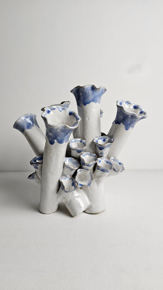Flower Vase - Blue ends