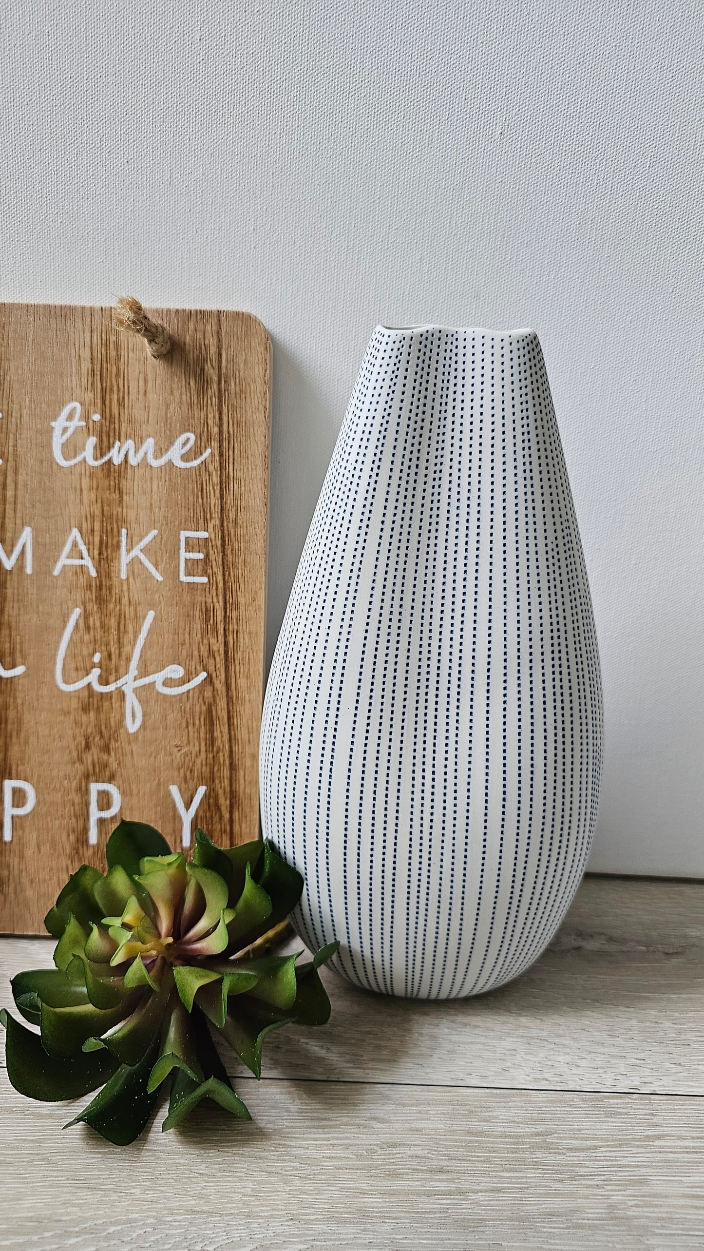 Petal Ceramic Vase -  Tall