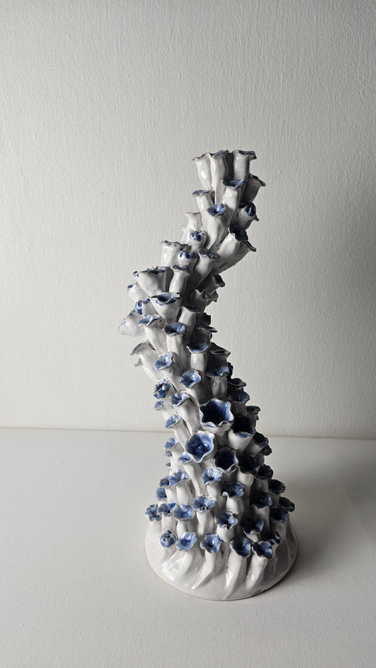 Twisted Blue Coral Stem