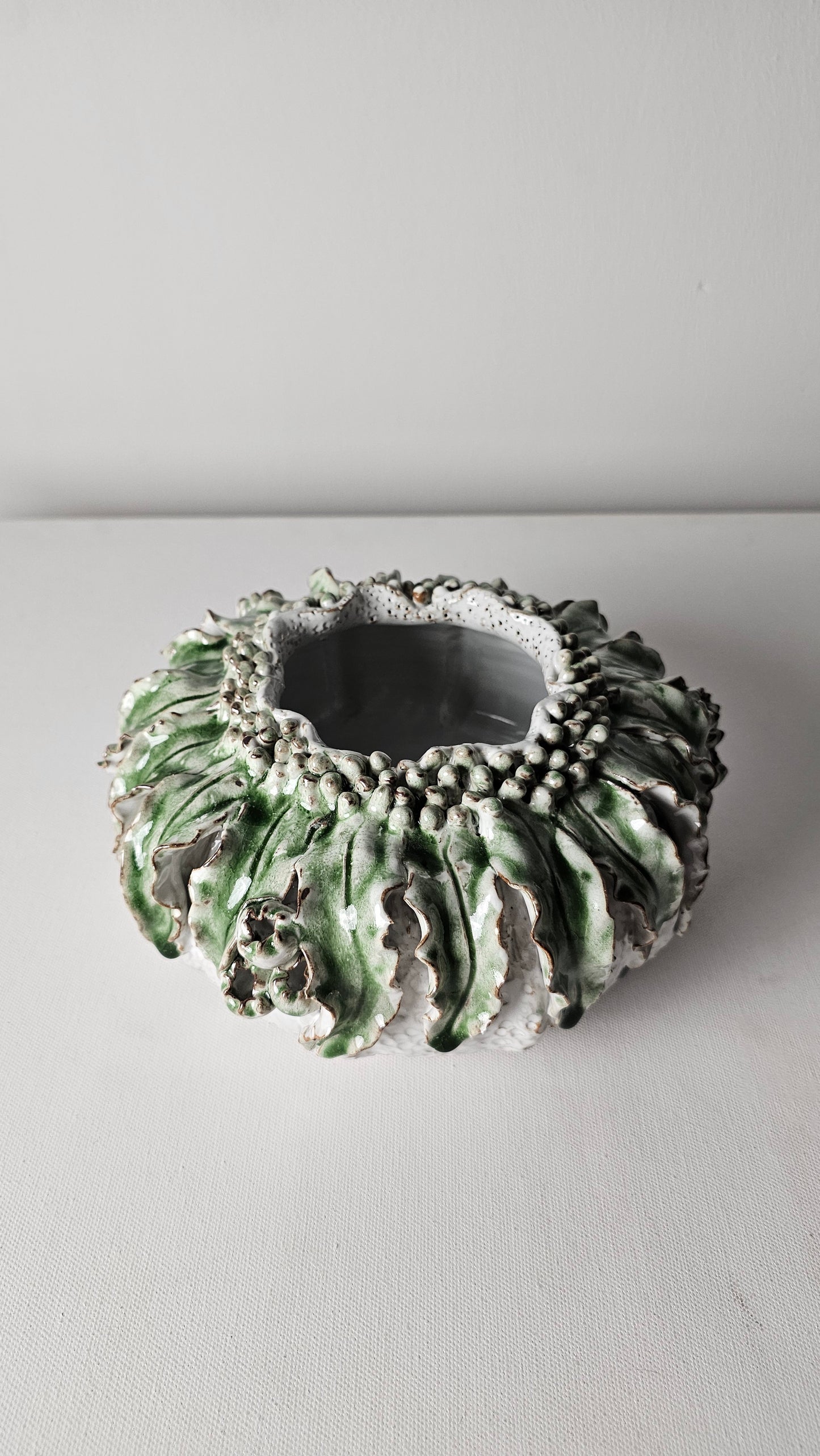 Moss Rippled Vase